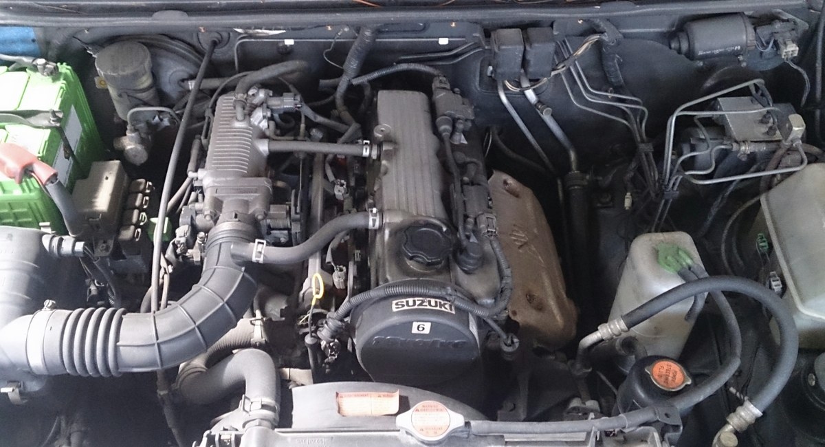 Engine bay squared away during a Lubbock service call